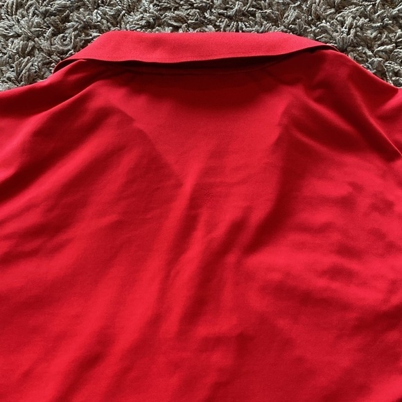 Walter Hagen Red Short Sleeve Collar Shirt Size Large - Picture 11 of 11